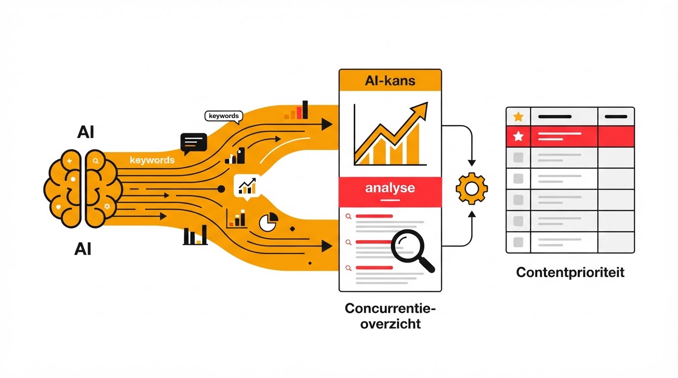 Concurrentiekansen analyseren met AI en handmatige SERP-controle